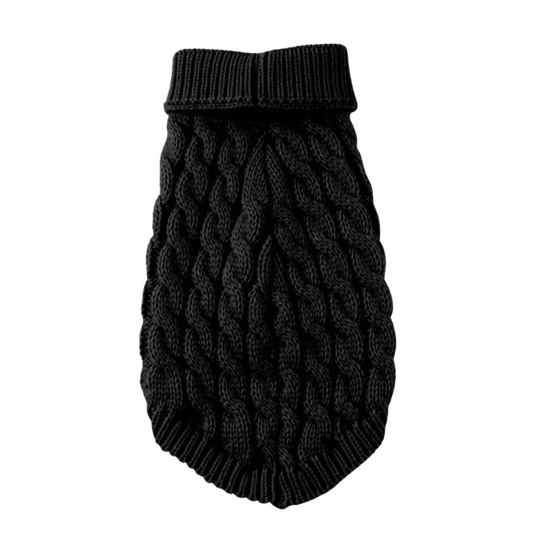 Miniatura Roupa Casaco Para Pet Cão Gato Preto Pequeno Porte P N.04