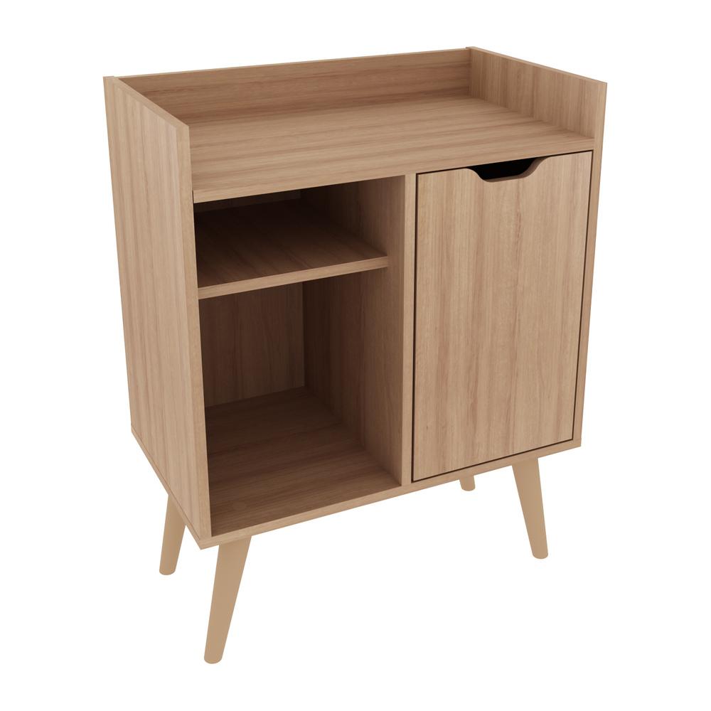 Miniatura Adega Bar 60cm com 1 Porta Multimóveis CR50064 Amêndoa