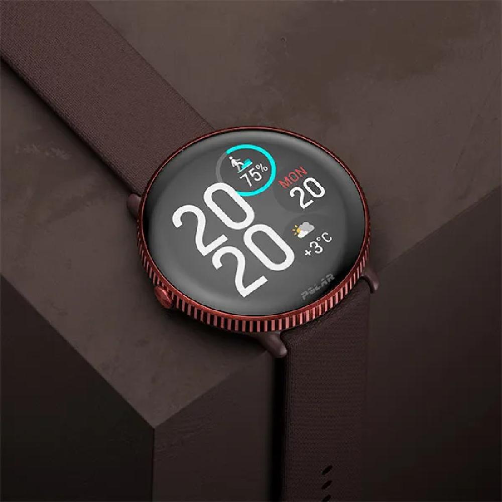 Miniatura Relógio GPS Monitor Cardíaco Polar Ignite 3 Copper Brown