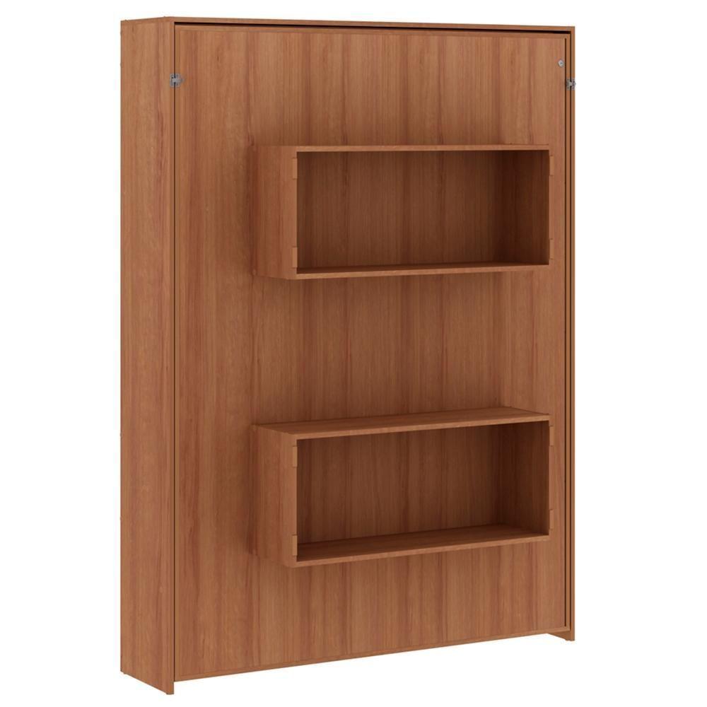 Cama Retratil De Parede Casal Cm8016 Amendoa