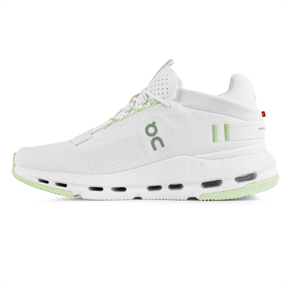 Miniatura Tenis On Running Cloudnova 2 Masculino Branco / Verde - 38