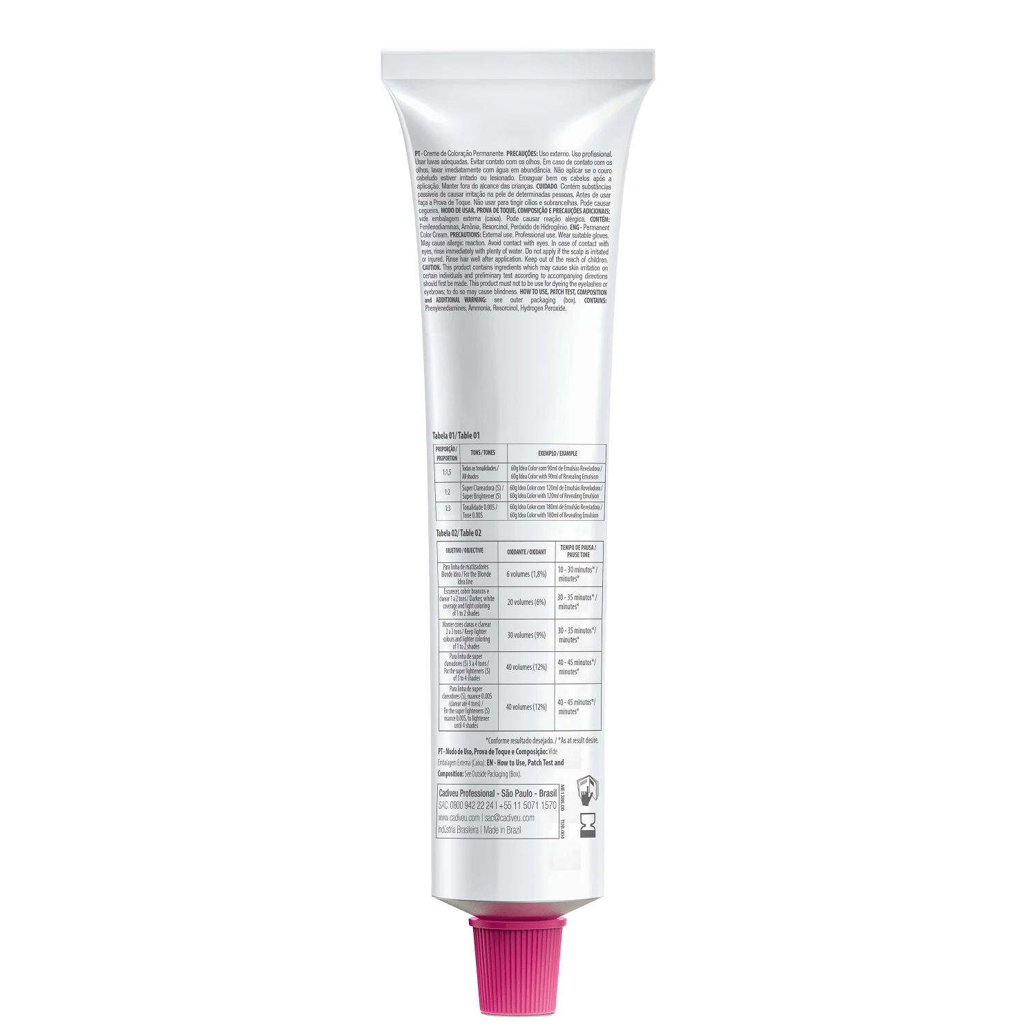 Cadiveu Idea Color 6.4 Louro Escuro Cobre - Coloração Permanente 60g