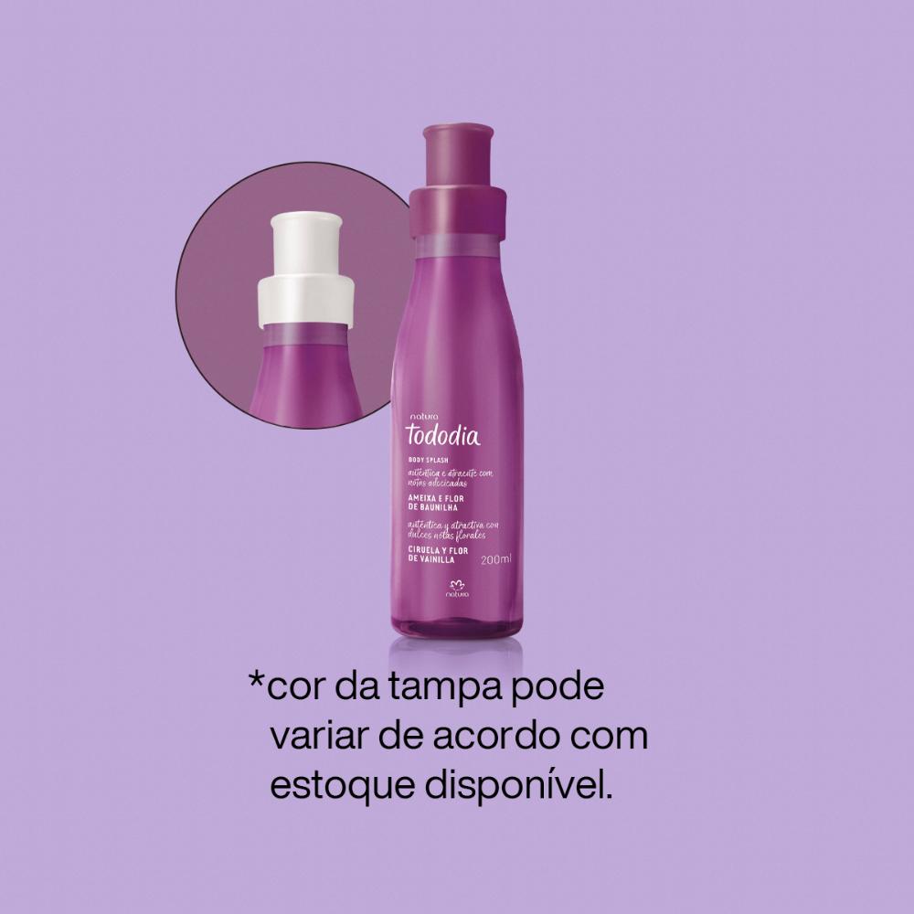 Miniatura Body Splash Tododia Ameixa e Flor de Baunilha Feminino 200ml