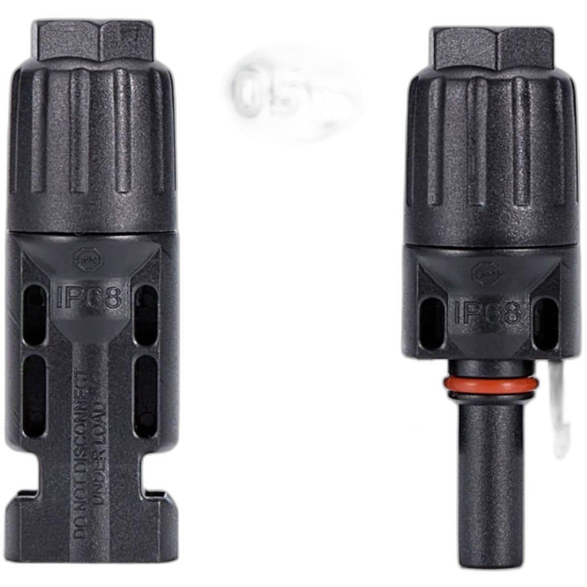 Miniatura Conector Plug Mc4 Painel Placa Cabo Solar Macho Fêmea Kit 05