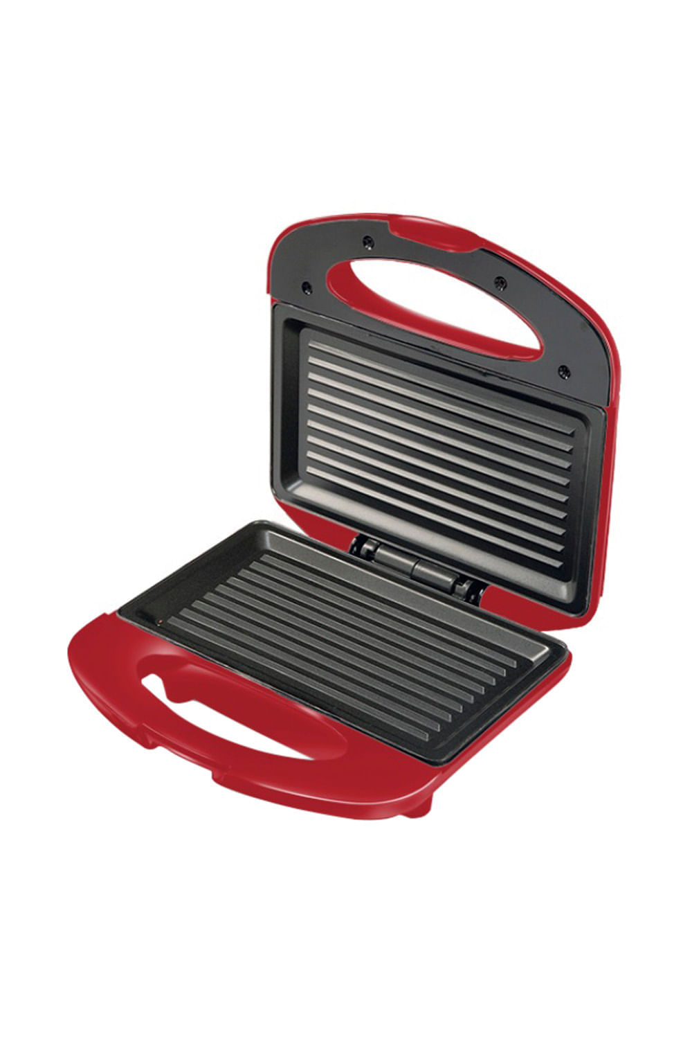 Miniatura Grill e Sanduicheira Mondial Inox Red S19 Vermelha Inox - 800W 127V