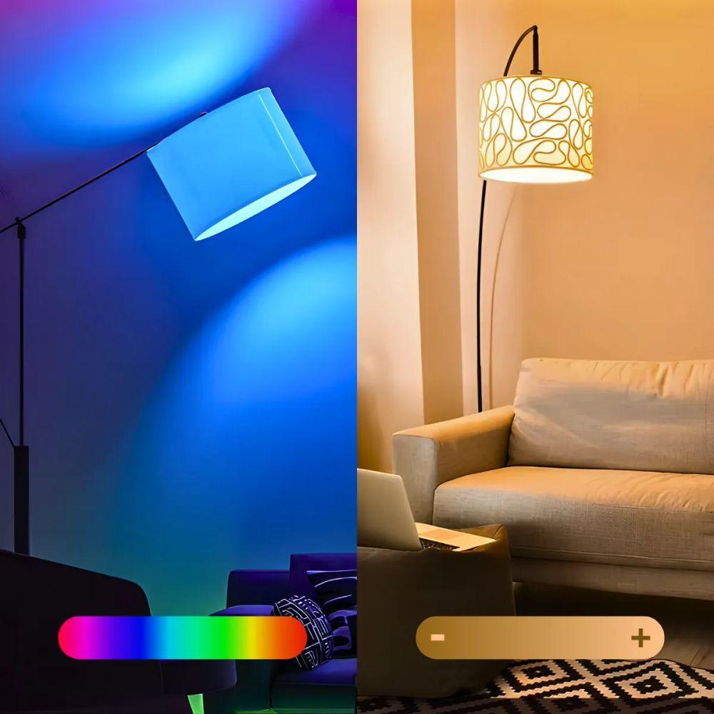 Lâmpada Musical Caixa Som 12w Bluetooth Luz Led Rgb Com Cont