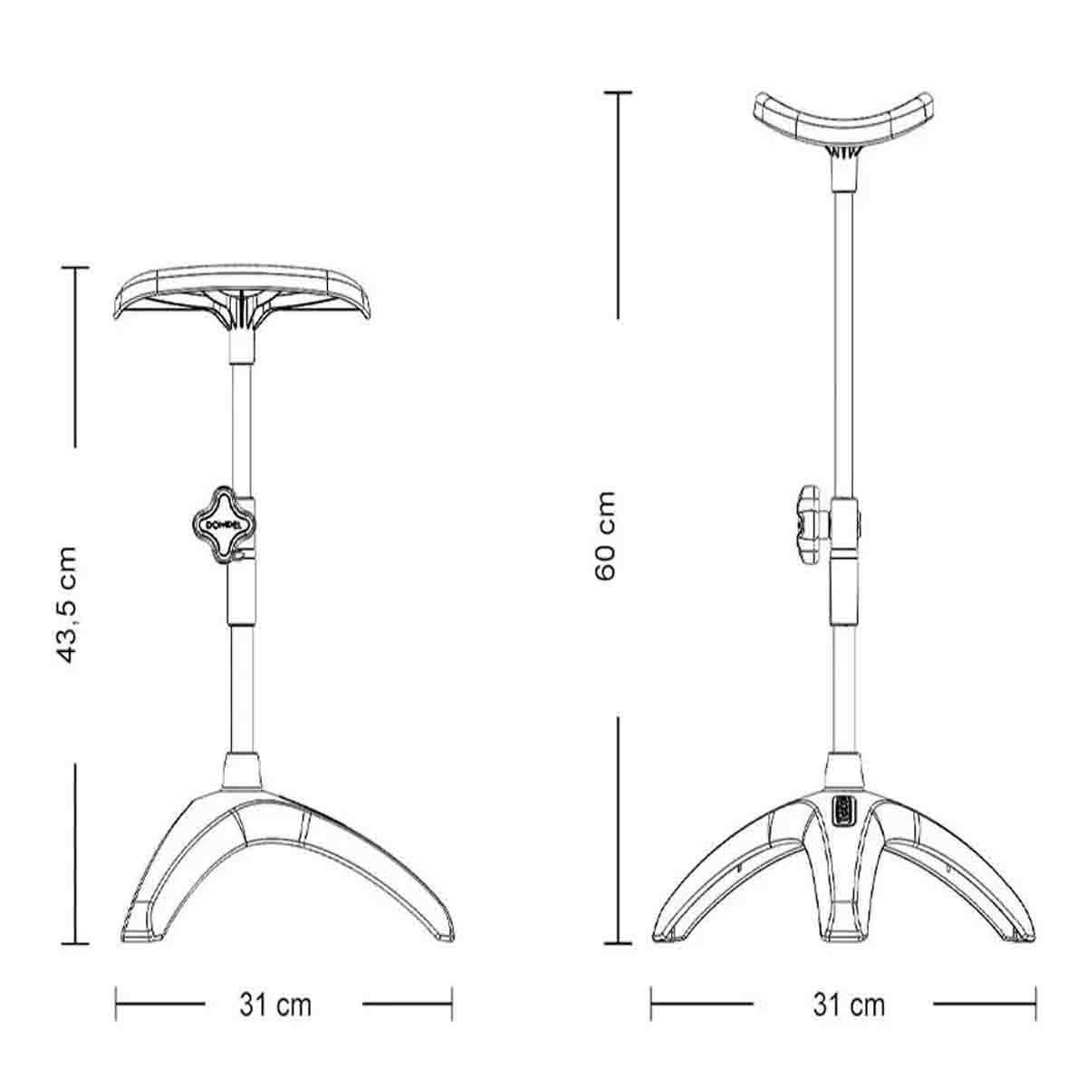 Cadeira Ciranda Manicure Pedicure Com Mesa + Suporte P/Pes