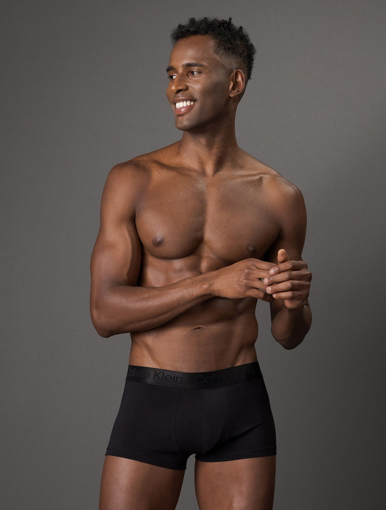 Miniatura Cueca Low Rise Trunk Pima Cotton Calvin Klein Underwear - Preto Cueca Low Rise Trunk Pima Cotton Calvin Klein Underwear Preto g