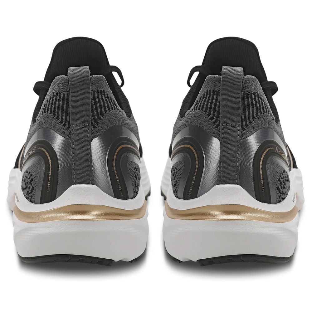 Miniatura Tênis de Corrida Feminino Mizuno Glow 2 Preto - 34