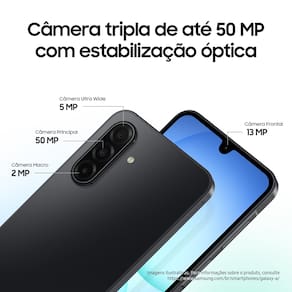 Miniatura Smartphone Samsung Galaxy A17 5G 256GB 6,7” Super AMOLED Câmera Tripla 50MP IA Gemini Azul