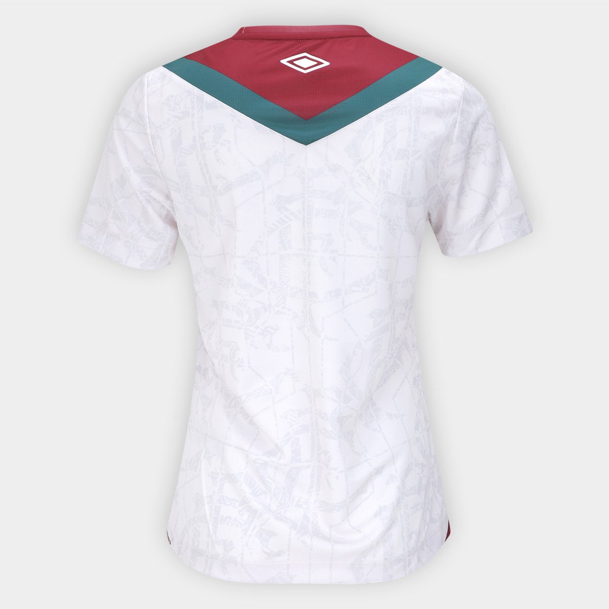 Miniatura Camisa Fluminense III 24/25 s/n° Torcedor Umbro Feminina Branco - GG