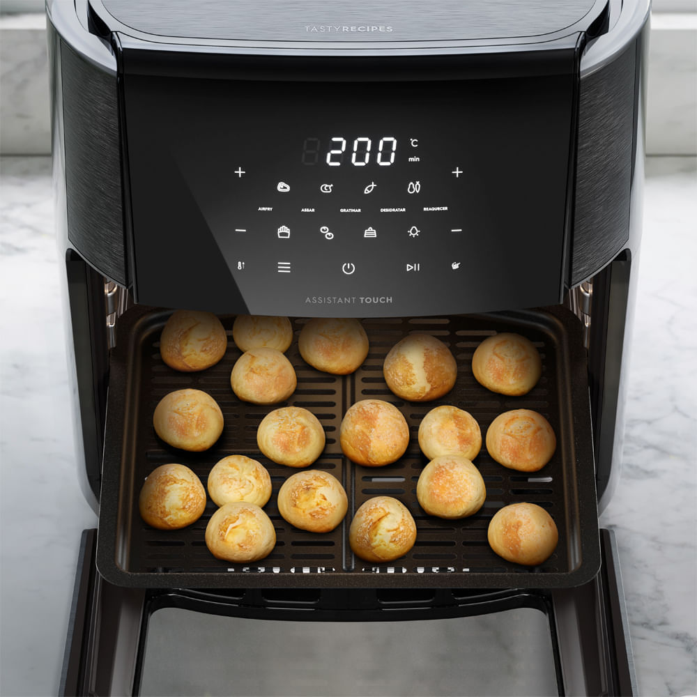 Air Fryer Electrolux por Rita Lobo 12L Digital Grafite Experience com 1700W (EAF85) 110