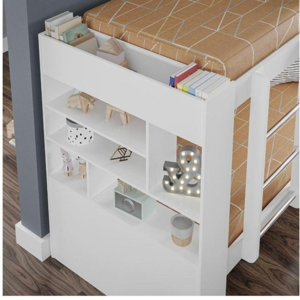 Miniatura Treliche Juvenil Smart com 6 Nichos Cimol Branco