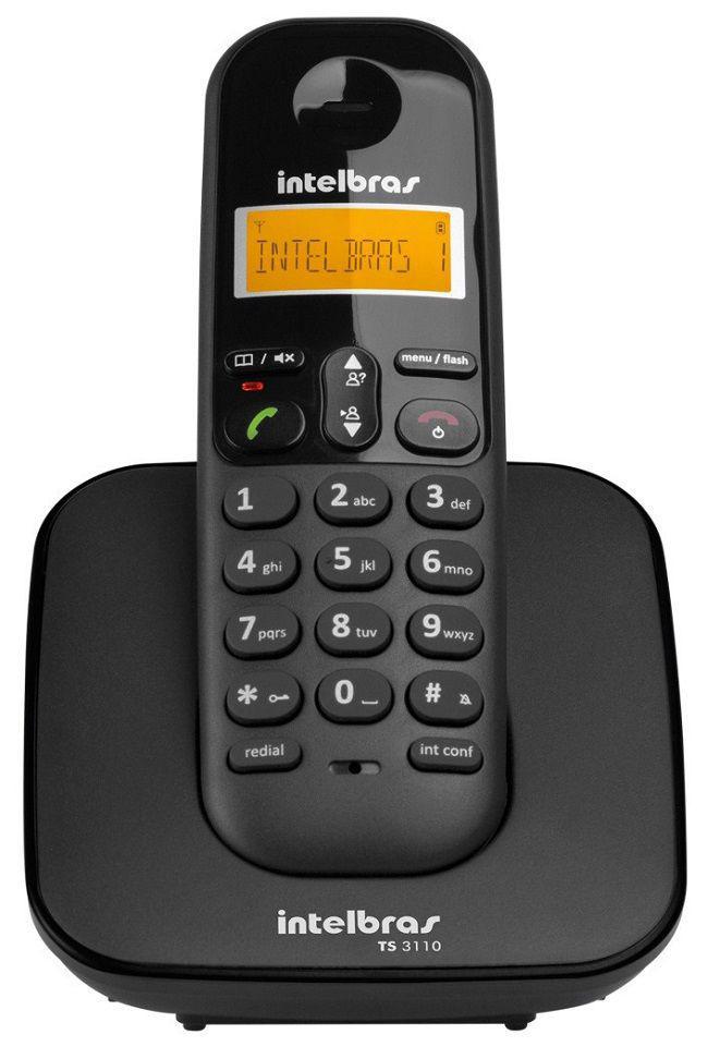 Miniatura Aparelho Telefone Fixo Sem Fio Digital Preto Bina Intelbras Homologação: 17441802041