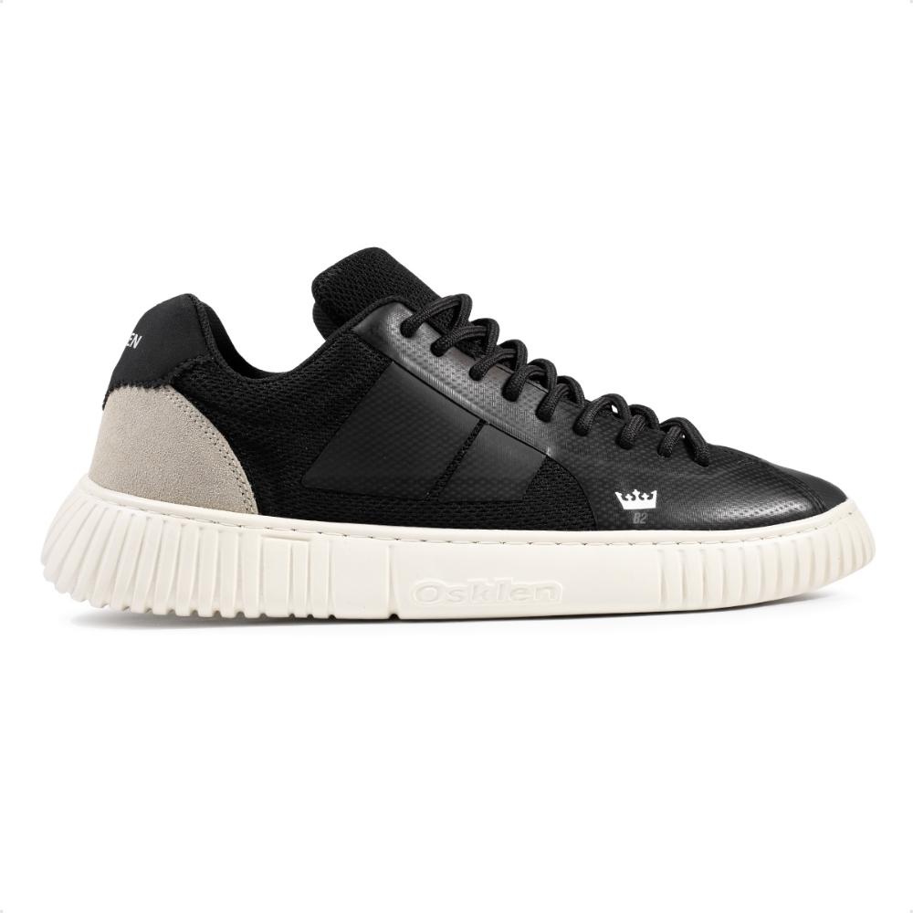 Miniatura Tênis Osklen Riva Fusionado Masculino Preto / Cinza - 39