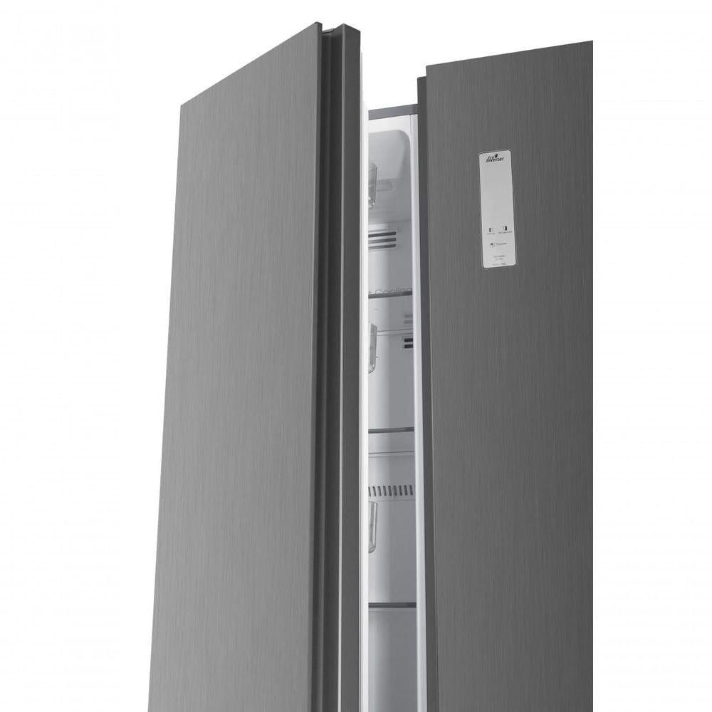 Miniatura Geladeira 437L Philco Inverter Side By Side Inox PRF535I 110V