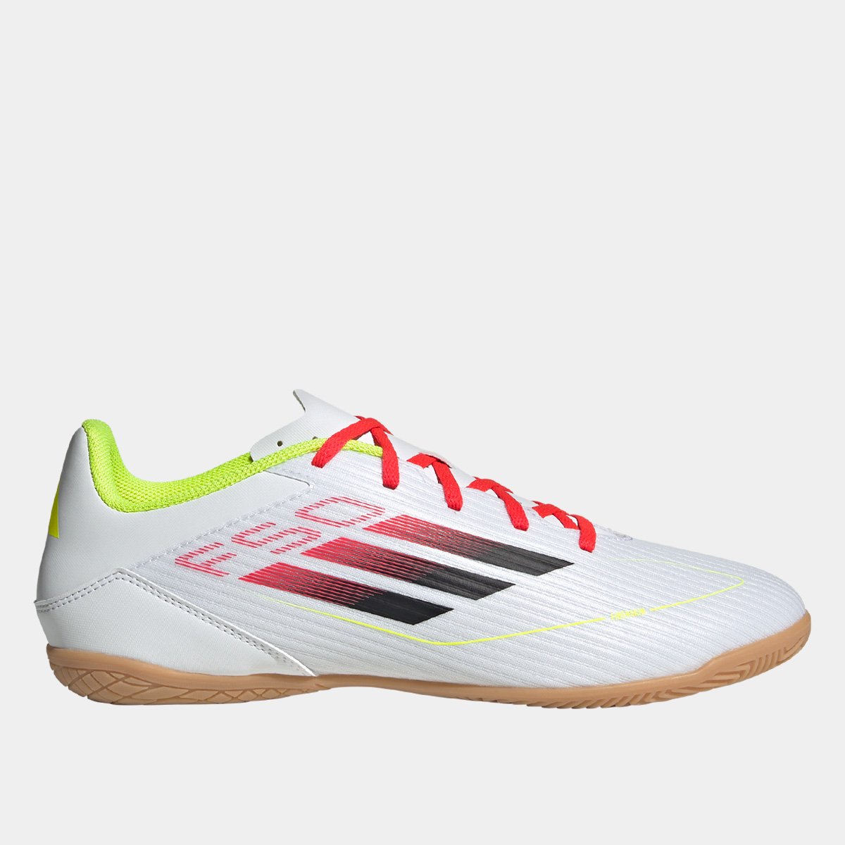 Miniatura Chuteira Futsal Adidas F50 Club Unissex Branco+Vermelho - 40