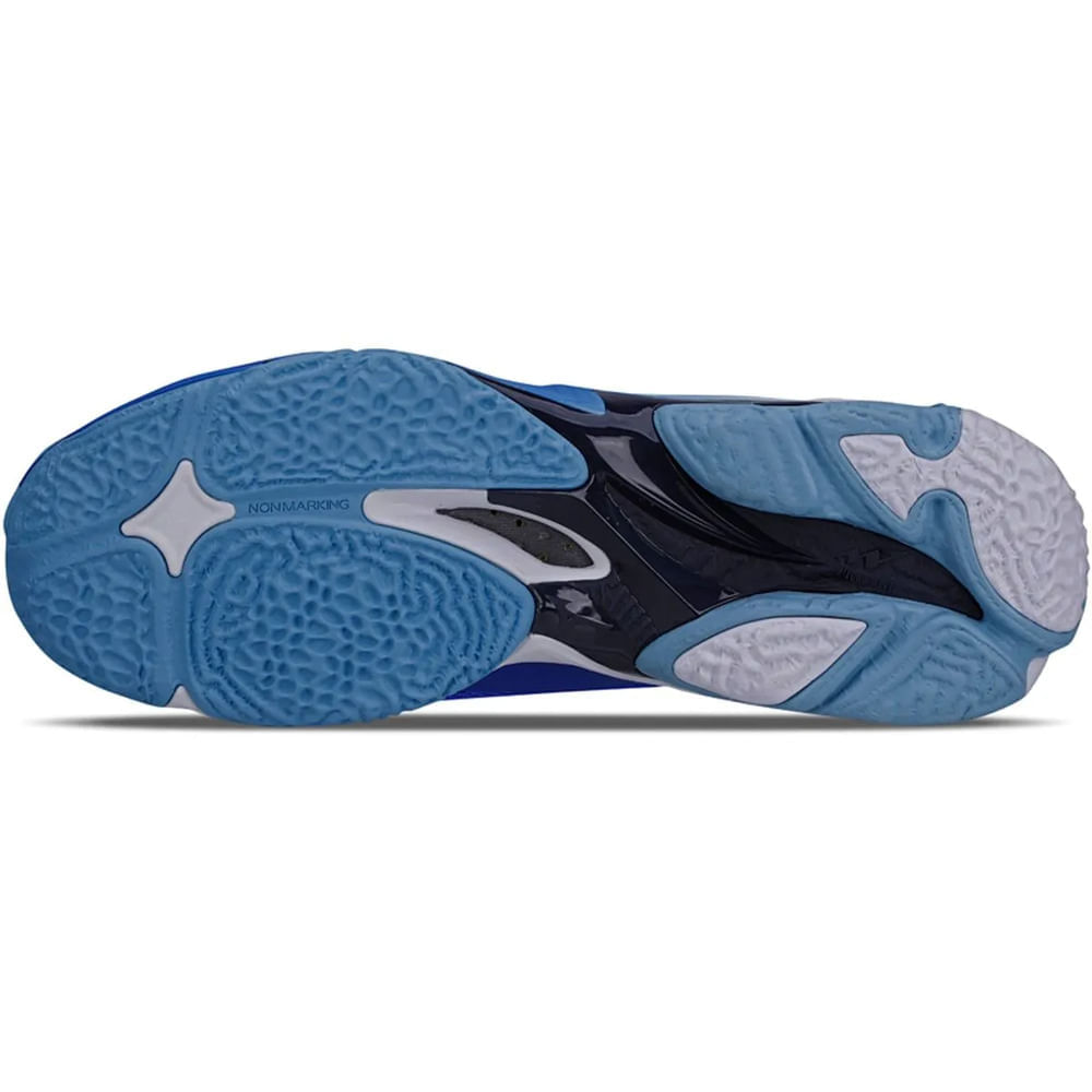 Miniatura Tênis de Vôlei Mizuno Wave Lightning Z8 38 Azul
