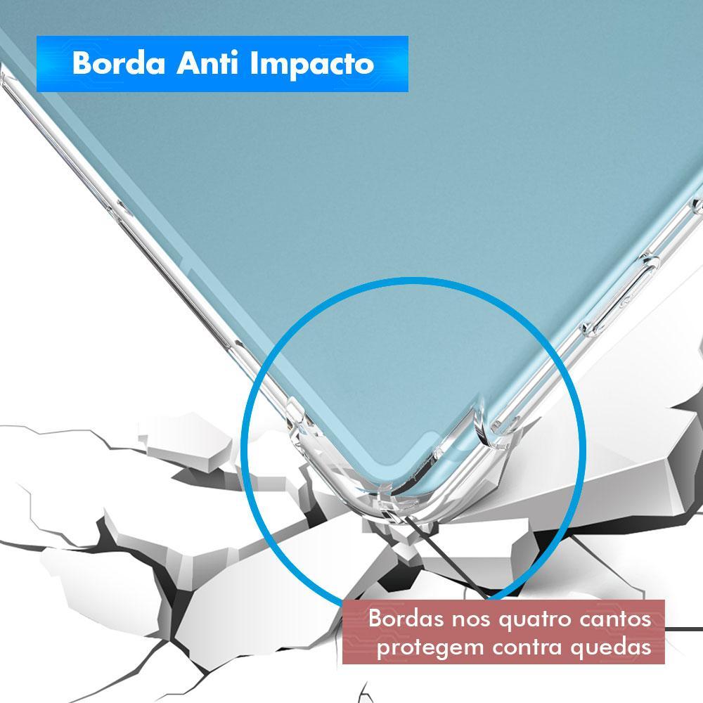 Miniatura Capa Ipad 7 2019 Smart Case Couro Top Suporte Pencil - Rosa