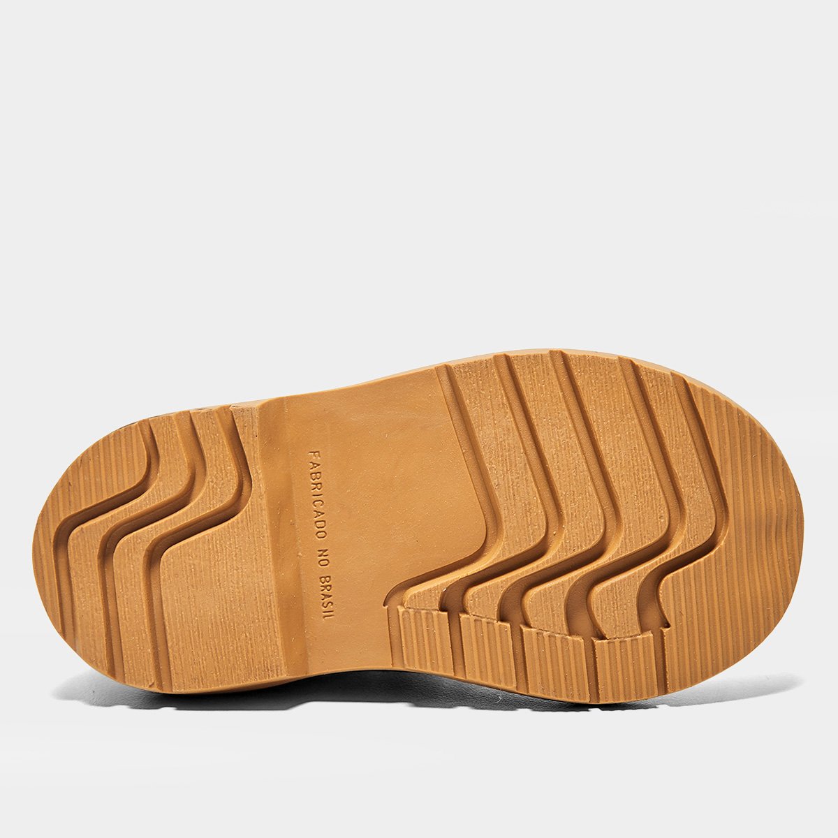 Miniatura Bota Coturno Juvenil Kurz Cano Médio Tratorada Menino Mostarda+Marrom - 25