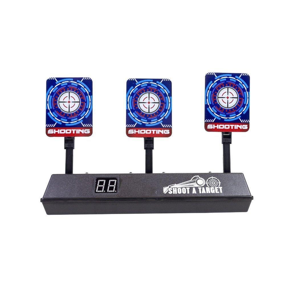 Miniatura Alvo Shoot Target 3 Alvos Eletrônico Para Airsoft - Ross