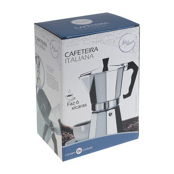 Miniatura Kit Cafeteira Italiana Moka Premium + 6X Canecas Retro 350Ml