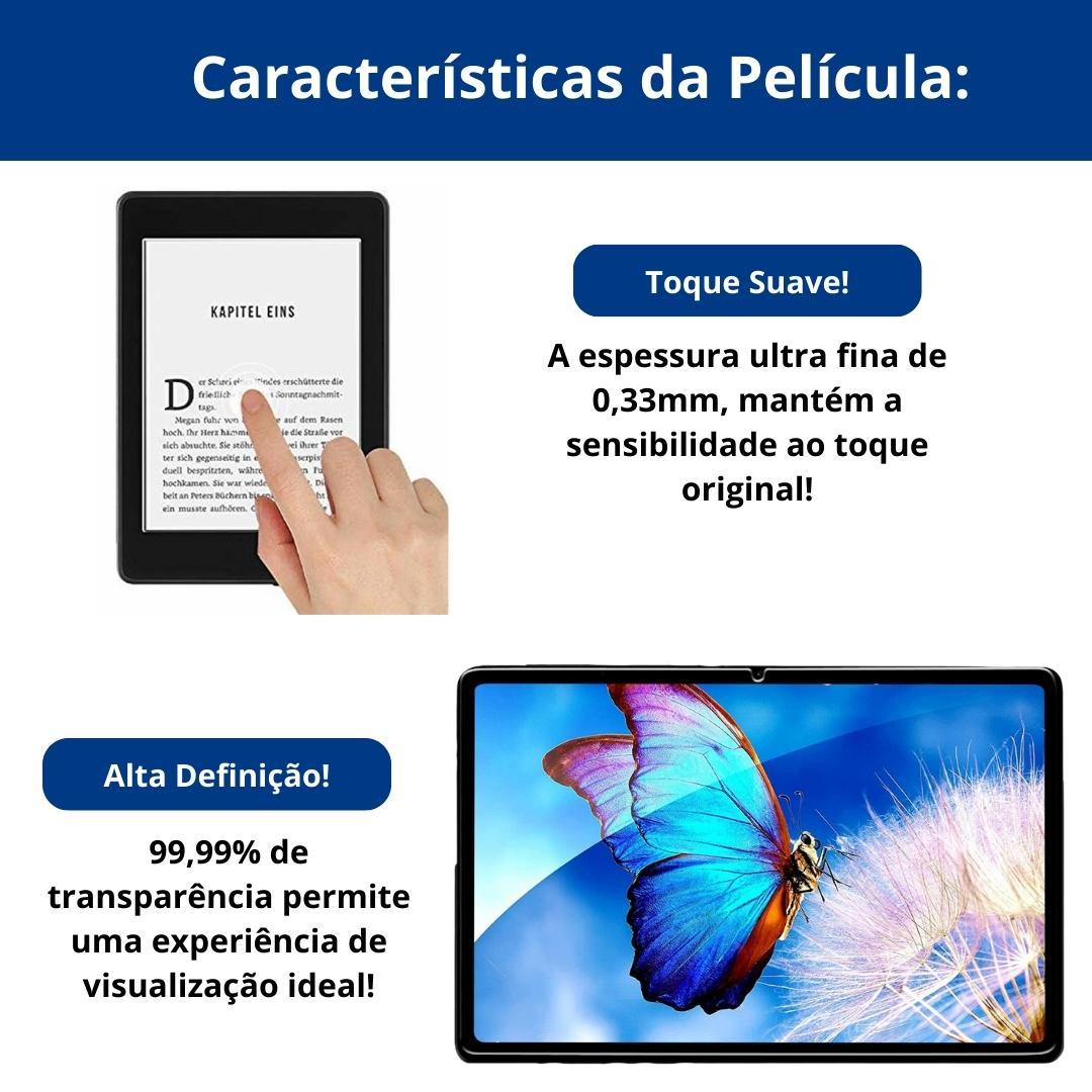 Miniatura Capa Para Kindle 10 Geração 2019 + Vidro - Couro Sintético
