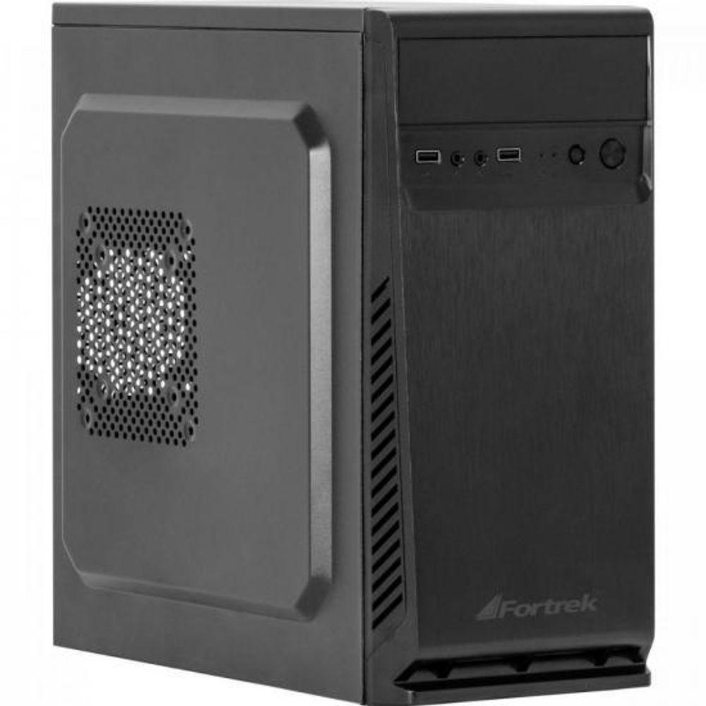 Miniatura Gabinete Atx Compact Sc501bk Preto Fortrek