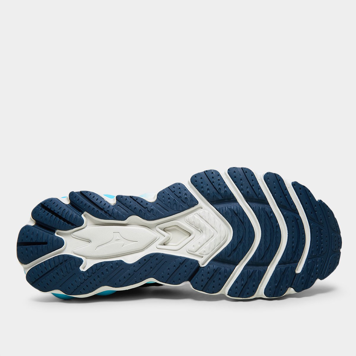 Miniatura Tênis Mizuno Wave Sky 8 Masculino Marinho+Branco - 38