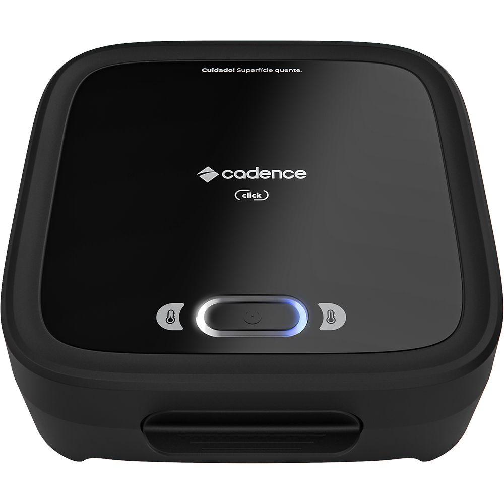 Miniatura Sanduicheira Cadence Click Preto 127V - SAN 400
