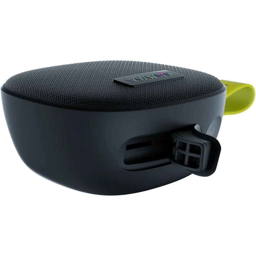 Miniatura Caixa De Som Waaw Bluetooth Speaker Preto E Verde WAAW0002