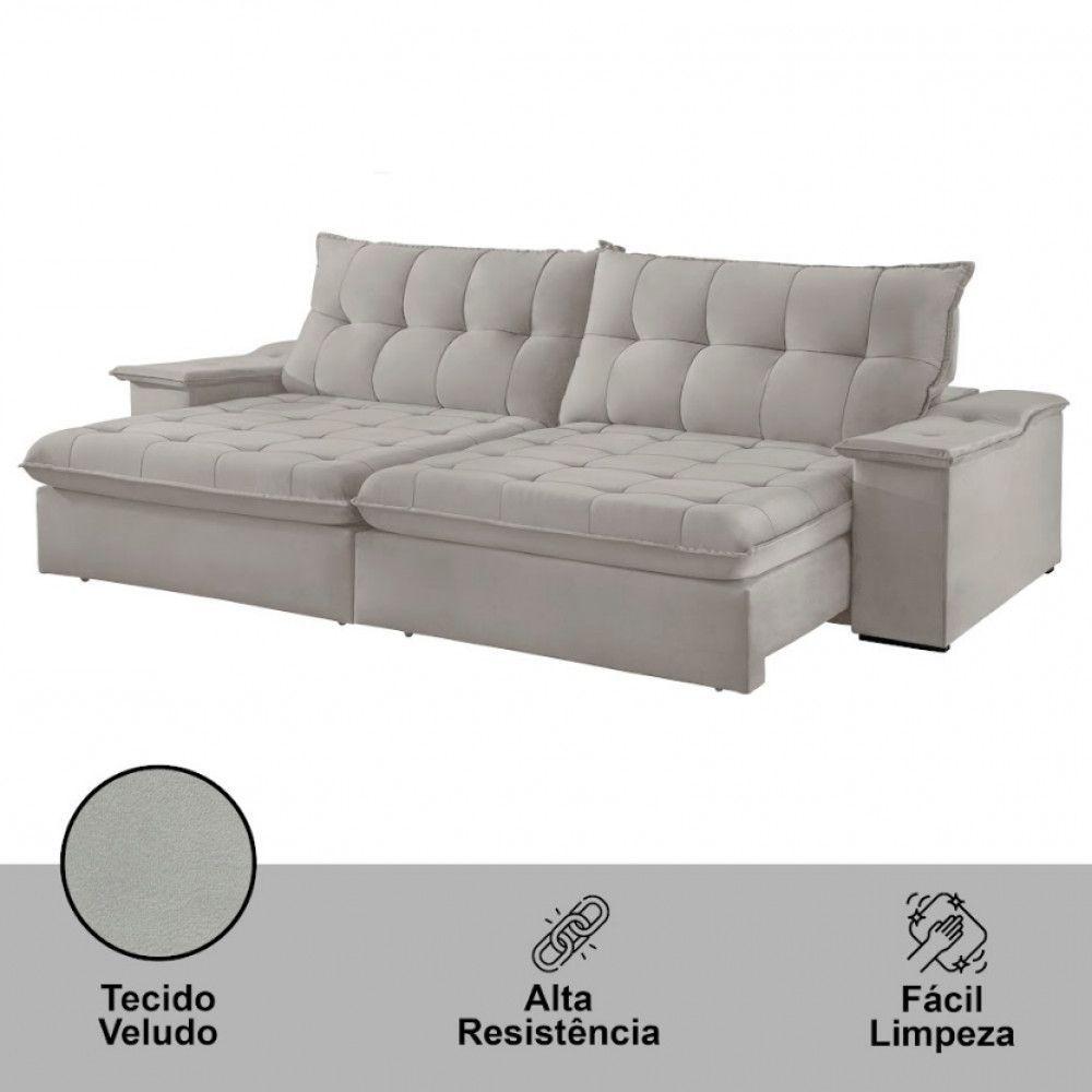 Miniatura Sofá Lua Veludo 02 Módulos 80 Cm B25cm Meu Sofá Online B026 Veludo Prata