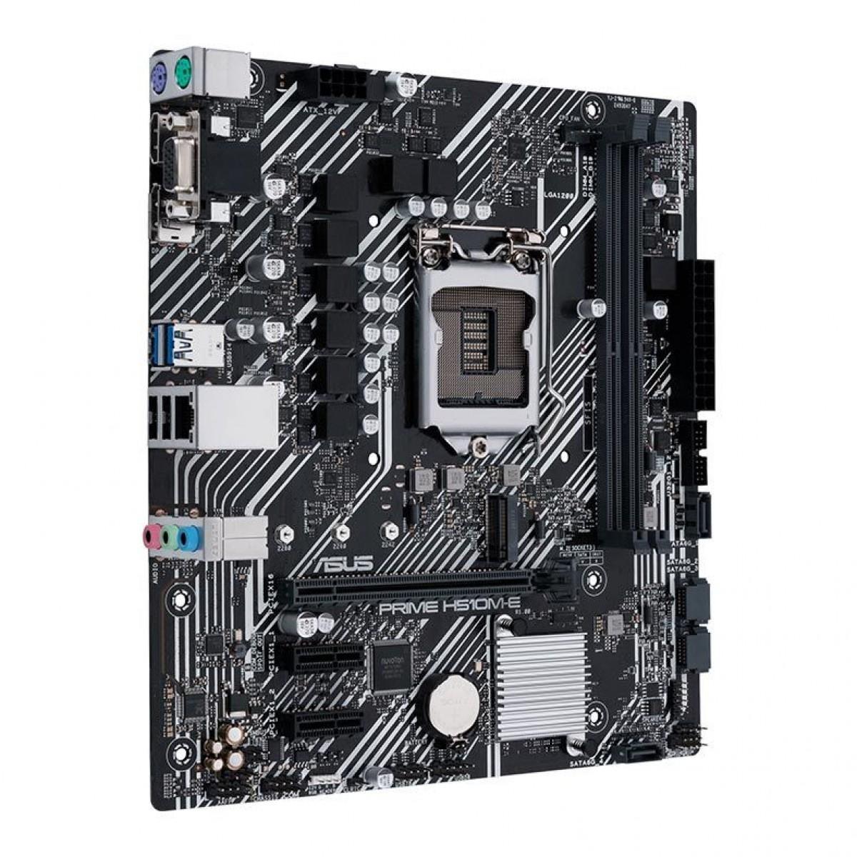 Miniatura Placa Mãe Asus Prime H510M-E, Chipset H510, Intel Lga 1200,