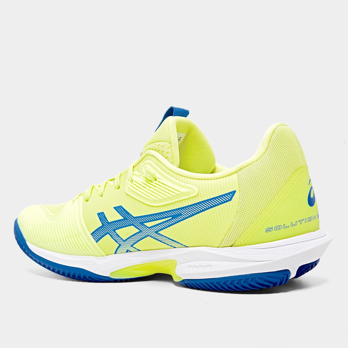 Miniatura Tênis Asics Solution Speed FF 3 Clay Feminino Amarelo+Azul - 39