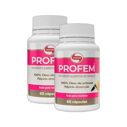 Miniatura Kit 2X: Profem Óleos Prímula E Linolênico 500Mg Vitafor 60