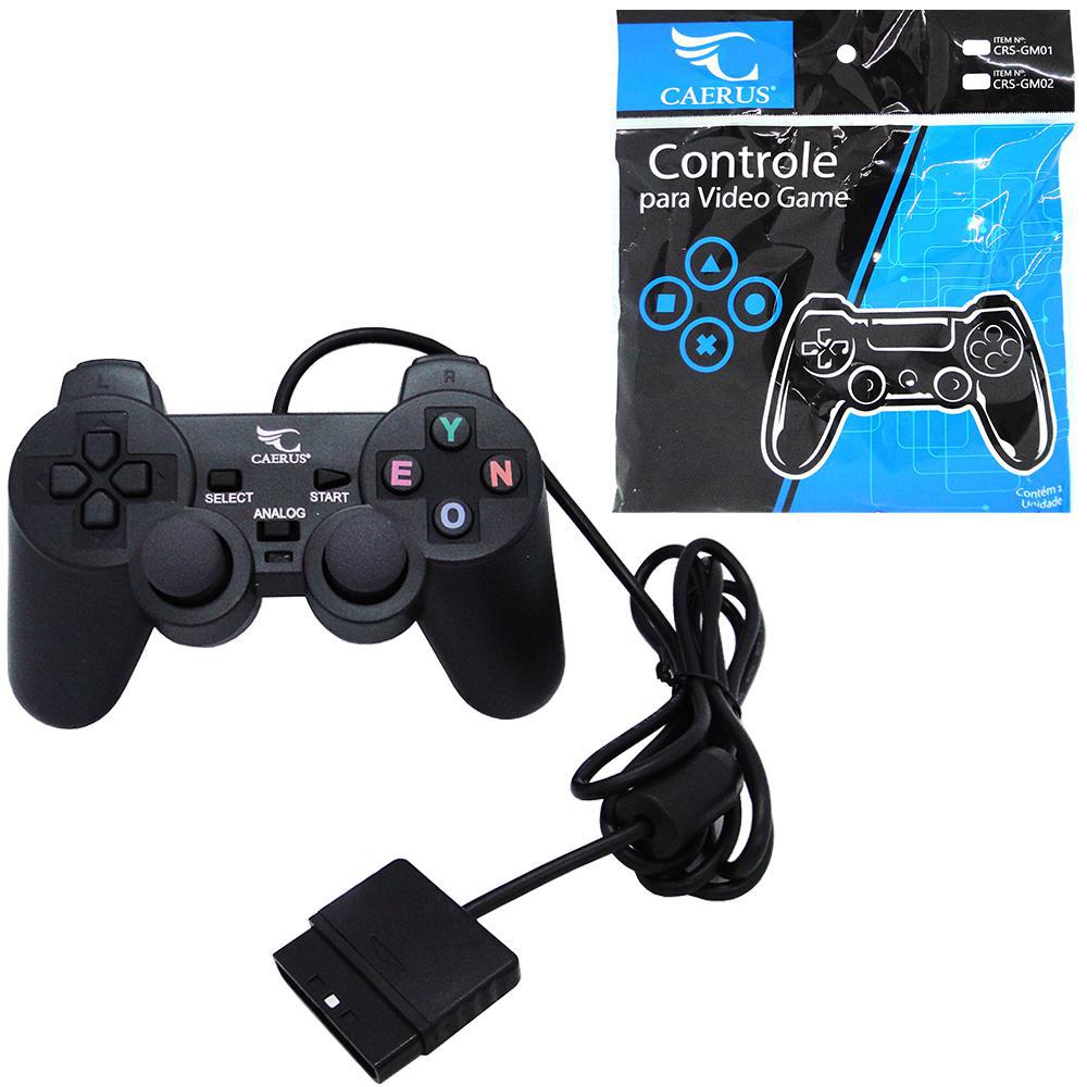 Miniatura Controle Para Vídeo Game Caerus Compatível Para Ps1 E Ps2