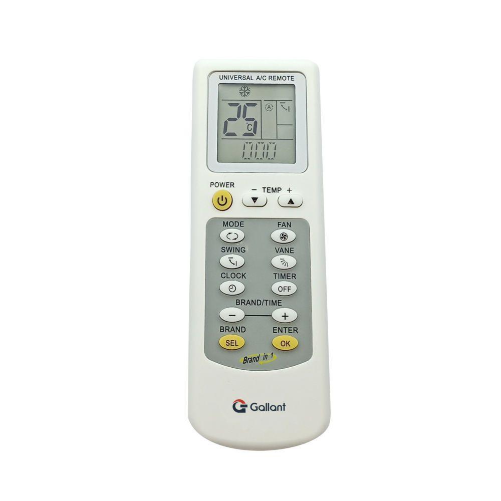 Miniatura Controle Remoto Universal Gallant Branco p/ Ar Condicionado