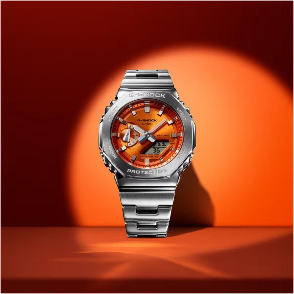 Miniatura Relógio G-Shock G-Steel Laranja - Gm-2110D-4Adr