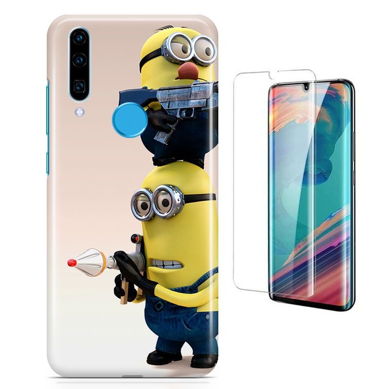 Miniatura Kit Capa Huawei P30 Lite Minions E Pelicula