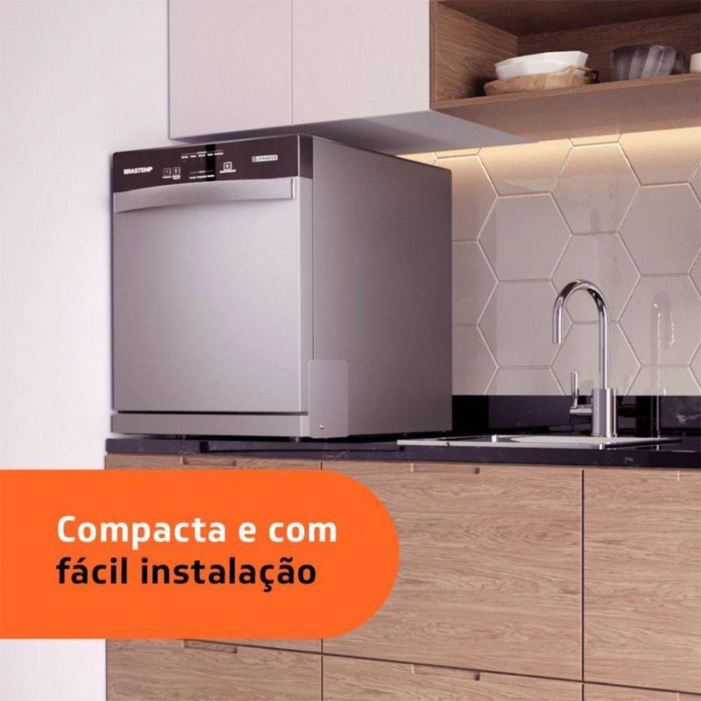 Lava Louça Brastemp 8 Serviços Inox Blf08bsbna Inox 220V