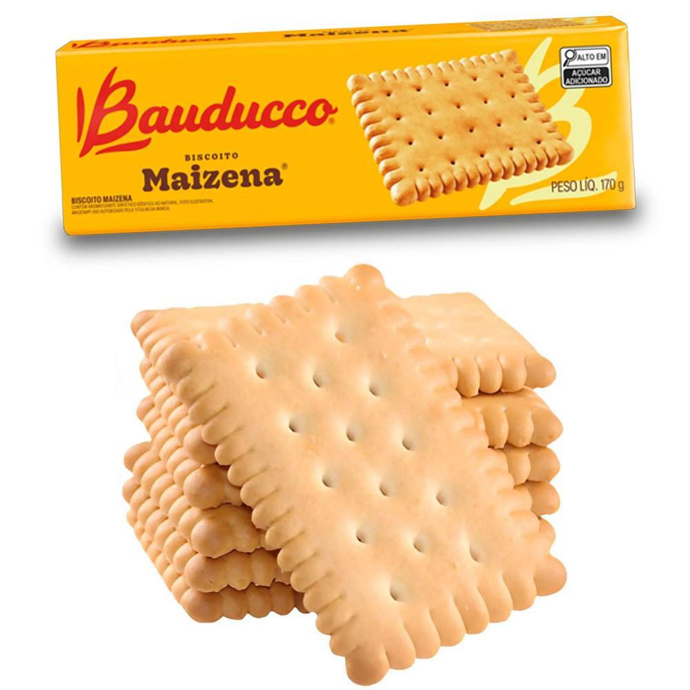 Miniatura Bolacha Maizena Bauducco Kit 10 Pacotes De 170G