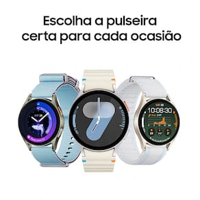 Smartwatch Samsung Galaxy Watch7 BT 40mm Tela Super AMOLED de 1.31", Bluetooth, Wi-Fi, GPS, NFC e Google Wear OS - Verde