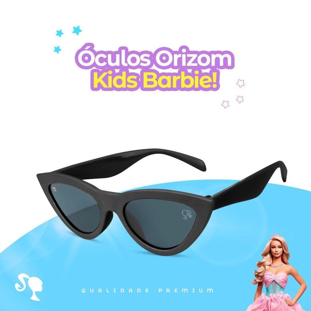 Miniatura Oculos Sol Vintage Barbie Gatinho Infantil Criança + Case Preto Qualidade Premium Presente