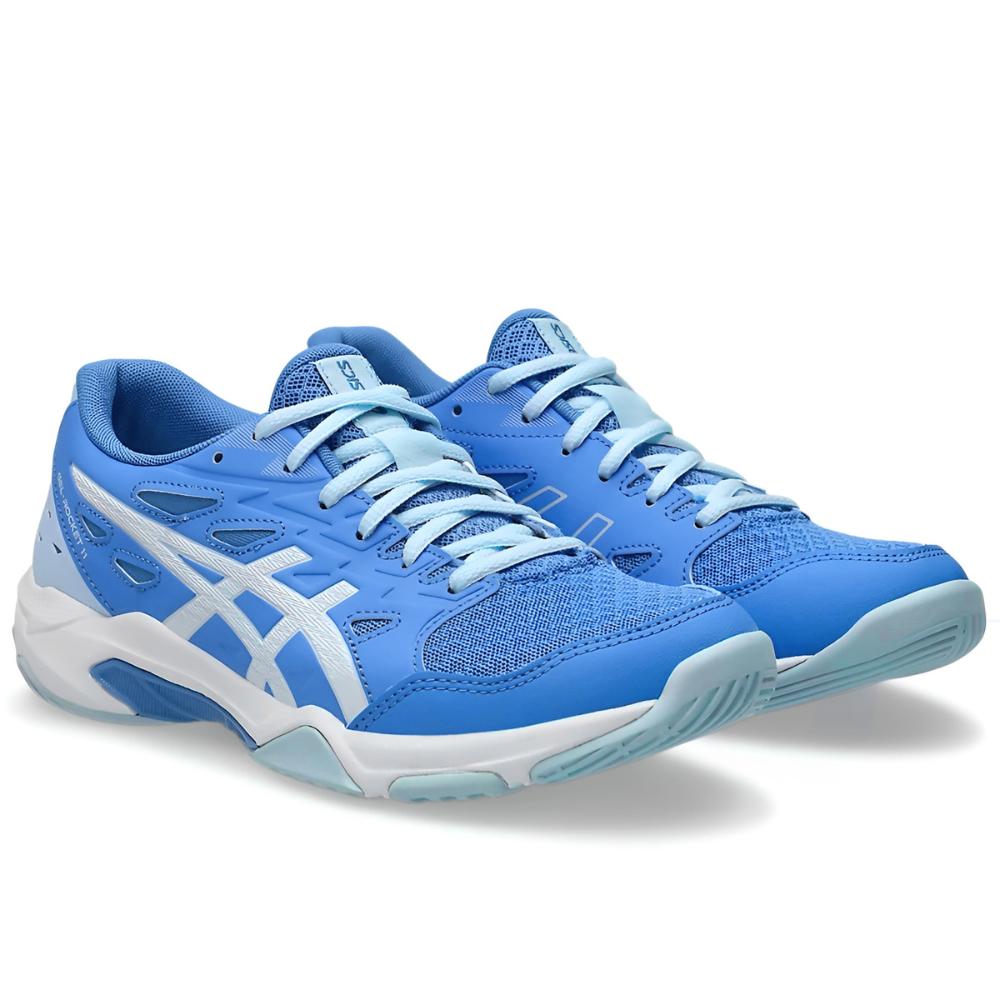 Miniatura Tênis Asics Gel Rocket 11 Azul e Branco 34
