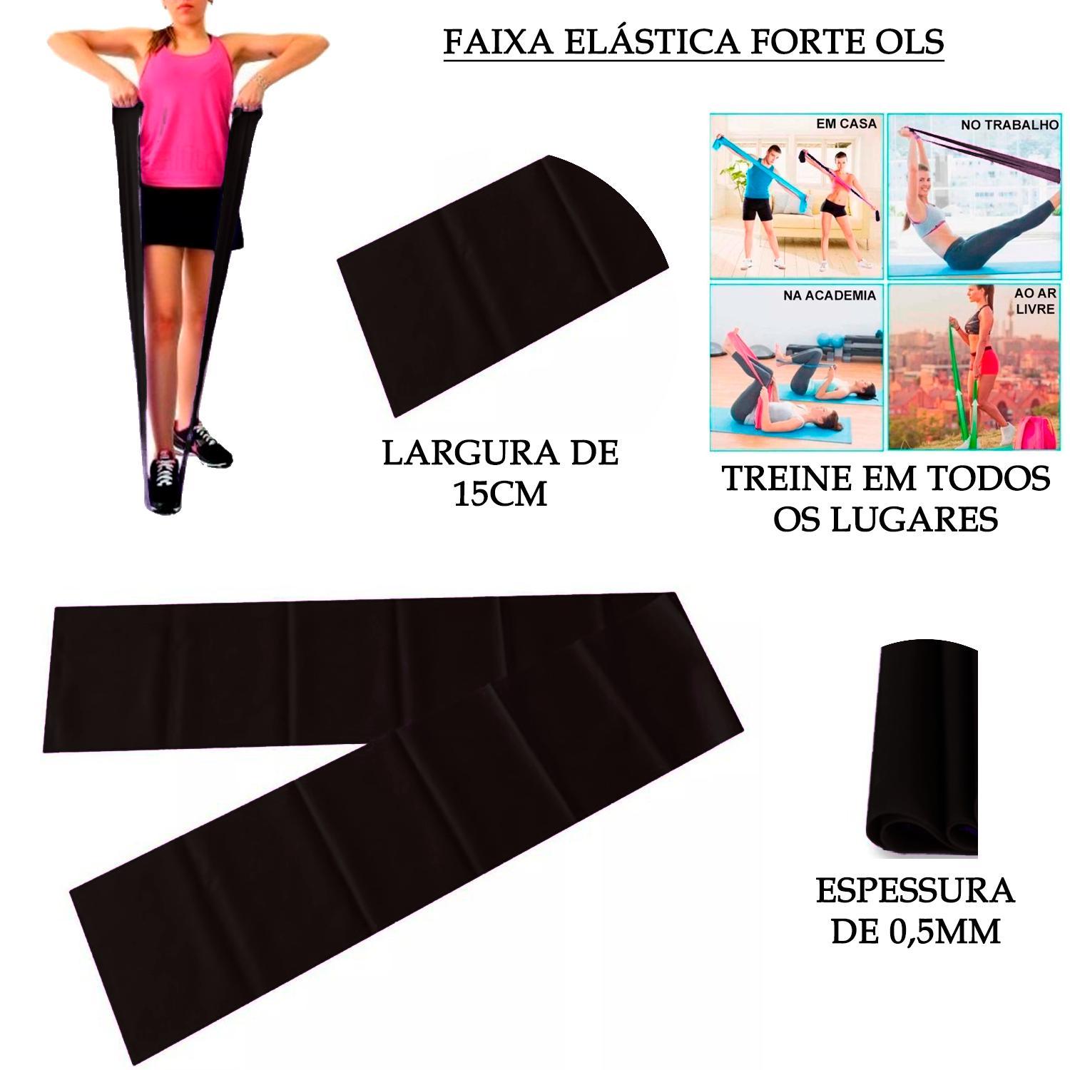 Miniatura Faixa Elástica Thera Band Fisioterapia Forte 1,5 Metro