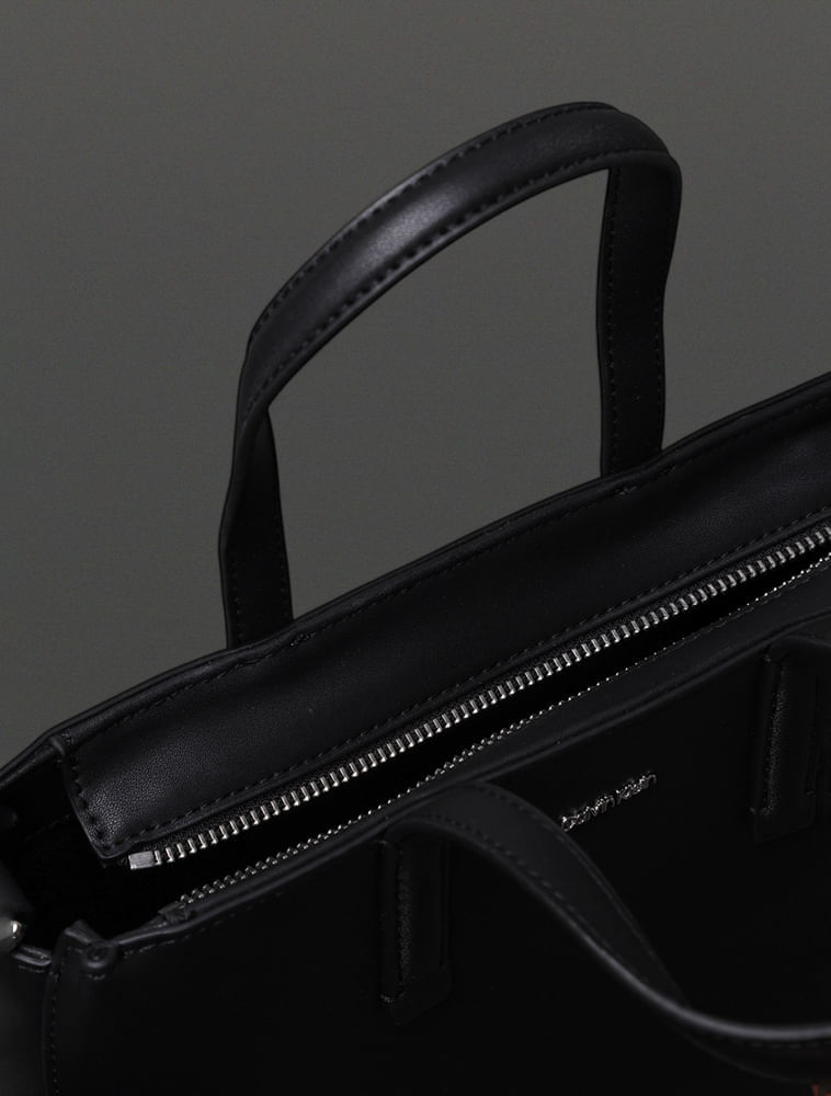 Miniatura Bolsa Feminina Must Tote  Calvin Klein - Preto Bolsa Feminina Must Tote Calvin Klein Preto u