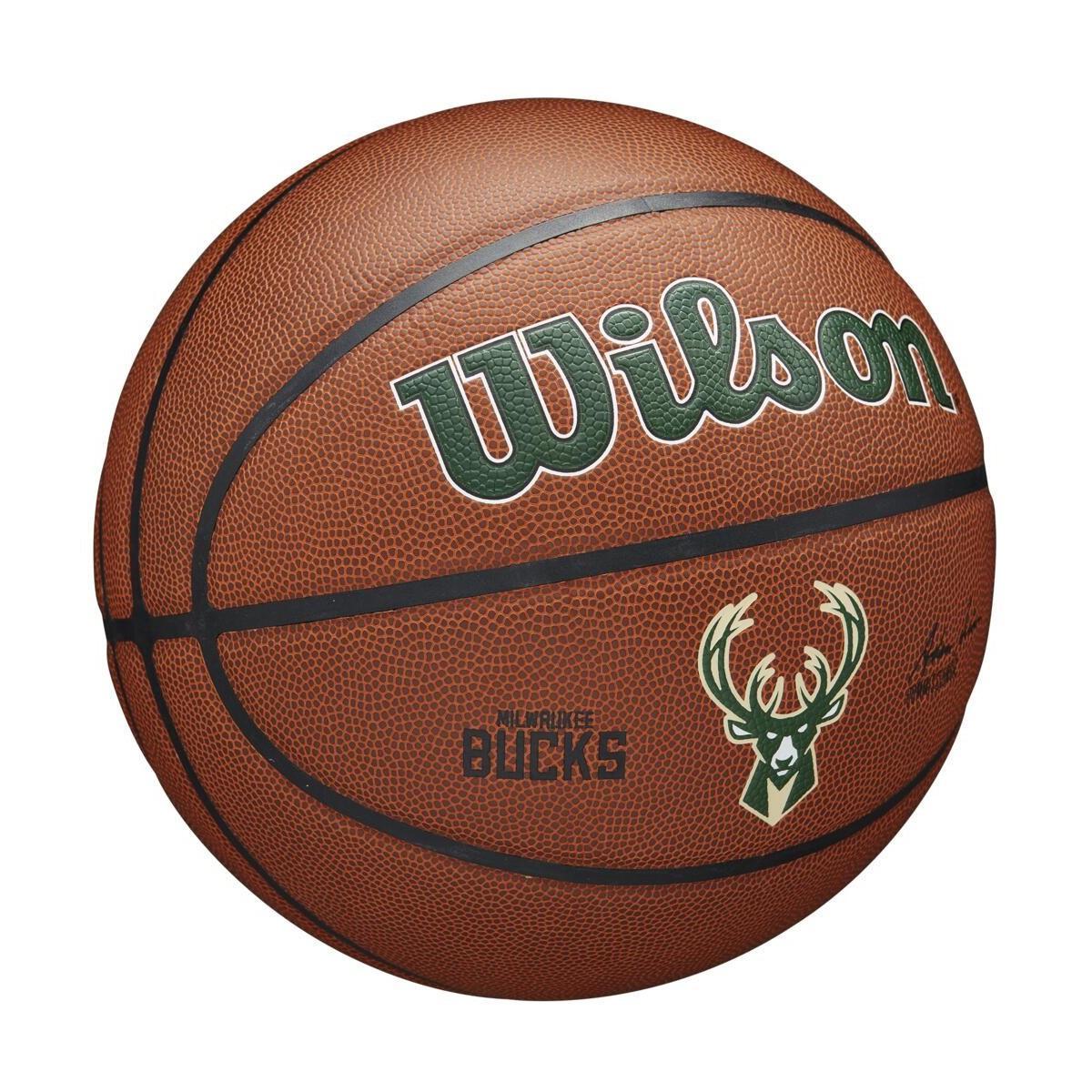 Miniatura Bola Basquete Wilson NBA Milwaukee Bucks Tm 7