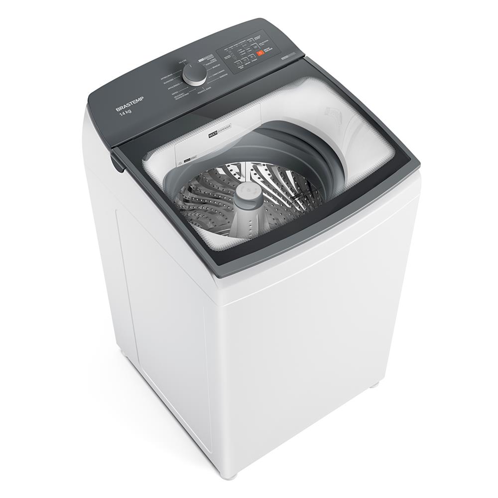 Miniatura Máquina de Lavar Brastemp 14Kg Branca com Ciclo Tira Manchas Advanced e Smart Sensor - BWK14BB 220v