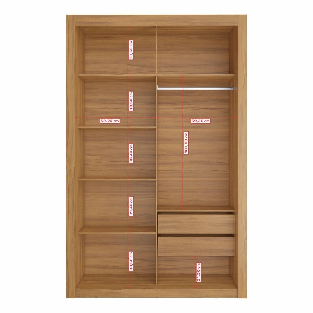 Miniatura Closet Modulado 6 Gavetas Freijó Amoudi Móveis Freijó