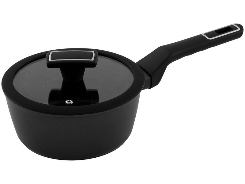 Jogo de Panelas Brinox Revestimento Cerâmico Preto 5 Peças Carbon Ceramic Life